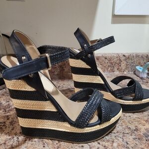 NWOT platform sandals
